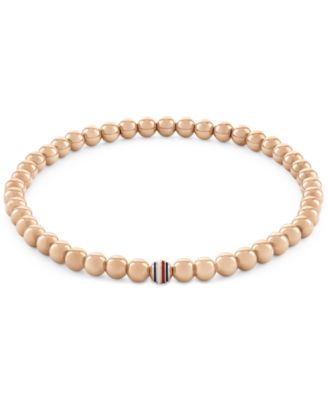 Tommy Hilfiger - Beaded Stainless Steel Stretch Bracelet