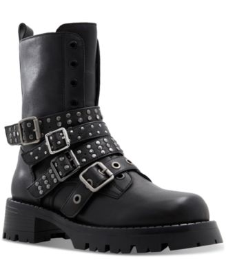 ALDO - Women's Vortexia Studded Buckled-Strap Booties