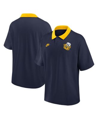 Nike - Men's Navy Michigan Wolverines Legacy Jersey Club Polo