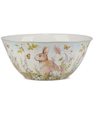 Certified International - Easter Meadow Ceramic Deep Serving Bowl