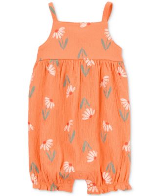 Carter's - Baby Girls Floral Tank Romper