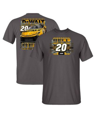 Joe Gibbs Racing Team Collection - Men's Charcoal Christopher Bell DEWALT Car T-Shirt