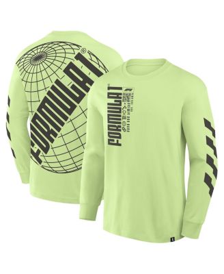 Formula 1 - Men's Neon Green Quick Response Long Sleeve T-Shirt