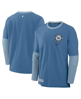 Nike - Men's Blue Washington Nationals 2025 City Connect Authentic Collection Performance Player Sweatshirt