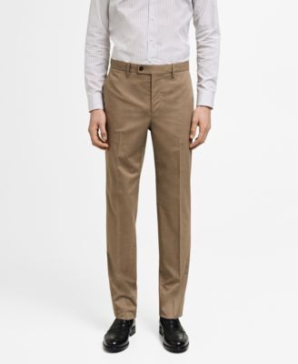 MANGO - Men's Monaco Slim-Fit Suit Trousers