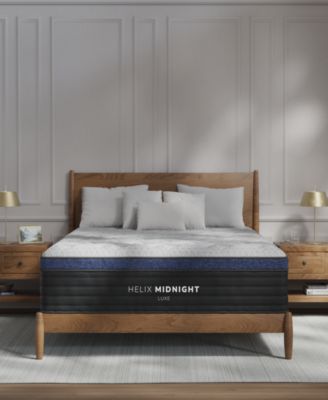 Brooklyn Bedding - Helix Midnight Luxe 13.5" Medium Firm Euro Pillow Top Mattress - California King