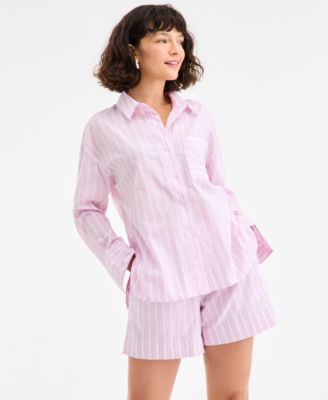 On 34th - Women's Adventure Stripe Long-Sleeve Shirt