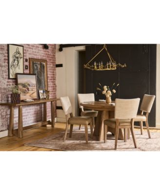 Universal Furniture - Sienna 5 Pc. Dining Set (Round Table & 4 Upholstered Side Chairs)