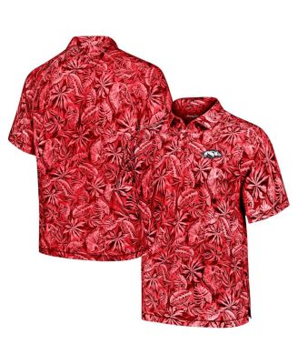 Tommy Bahama - Men's Cardinal Arkansas Razorbacks Tropical Score IslandZone Polo Shirt