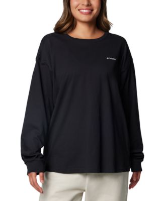 Columbia - Women's North Cascades Branded Long-Sleeve Crewneck Cotton Top