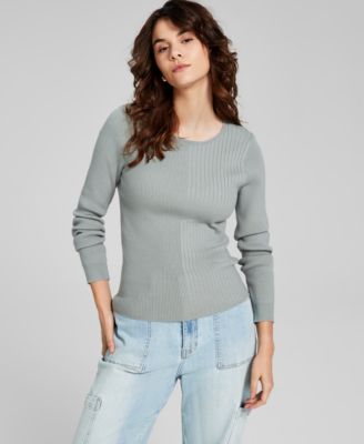 And Now This - Women's Ribbed Crewneck Sweater
