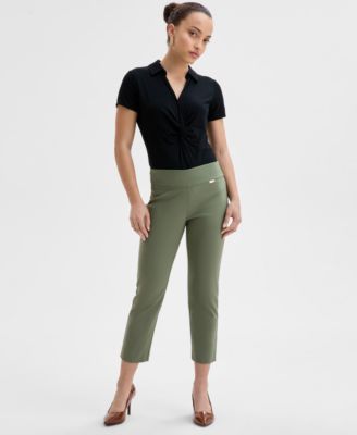 I.N.C. International Concepts - Petite Mid-Rise Ankle Pants