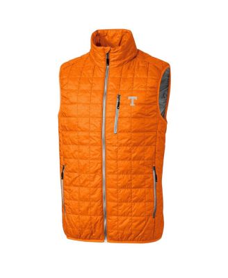 Cutter & Buck - Men's Tennessee Orange Tennessee Volunteers Rainier Full-Zip Vest