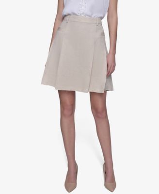 KARL LAGERFELD PARIS - Women's Lurex Pleated Mini Dress