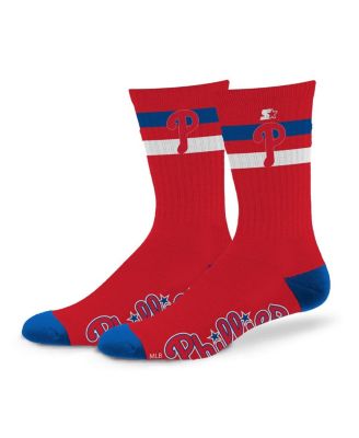Starter - Men's and Women's Philadelphia Phillies Team Color Two-Stripe Crew Socks