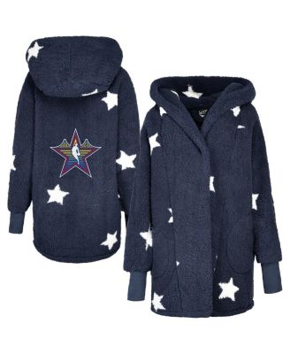 Jill Martin - Men's and Women's Navy 2025 NBA All-Star Game Lounger Open-Front Hoodie