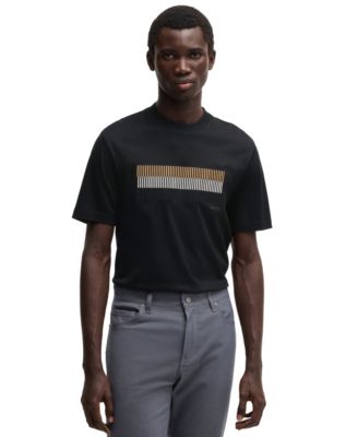 Hugo Boss - Men's Mercerised-Cotton Regular-Fit T-Shirt