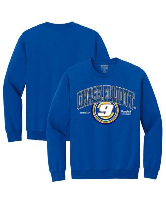 Hendrick Motorsports Team Collection - Men's Royal Chase Elliott Name Number Sweatshirt