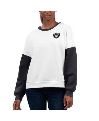 G-III 4Her by Carl Banks - Women's White Las Vegas Raiders A-Game Pullover Sweatshirt
