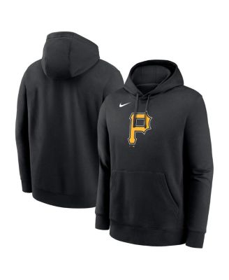 Nike - Men's Black Pittsburgh Pirates Logo Club Fleece Pullover Hoodie