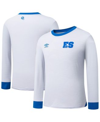 Umbro - Men's White El Salvador National Team 2025 Away Replica Long Sleeve Jersey