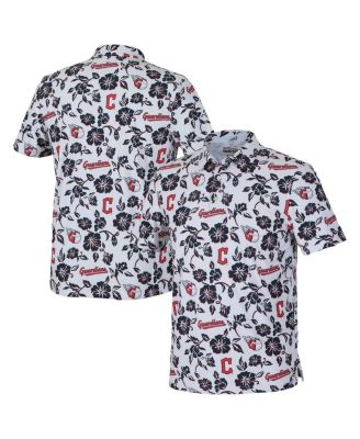 Reyn Spooner - Men's White Cleveland Guardians Pua Performance Polo Shirt