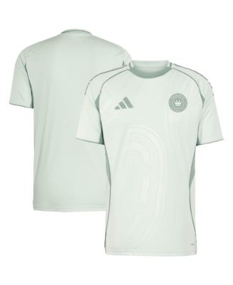 adidas - Men's Light Green Charlotte FC 2025 One Planet Pre-Match Top