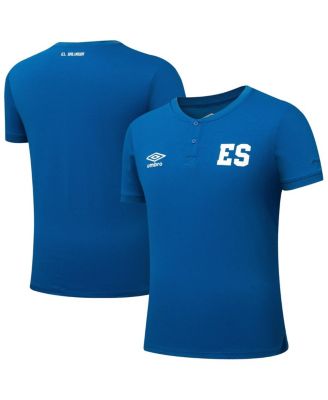 Umbro - Men's Blue El Salvador National Team Crew Neck Polo