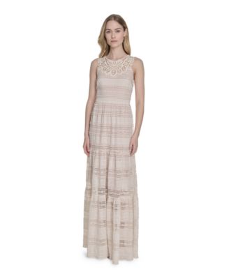 Eliza J - Women's Jewel-Neck Sleeveless Maxi Dress
