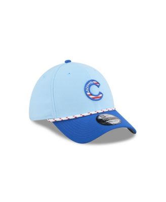 New Era - Men's Light Blue/Blue Chicago Cubs 2025 Fourth of July 39THIRTY Flex Hat
