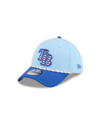 New Era - Men's Light Blue/Blue Tampa Bay Rays 2025 Fourth of July 39THIRTY Flex Hat