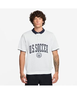 Nike - Men's White USMNT Club Knit Polo Shirt
