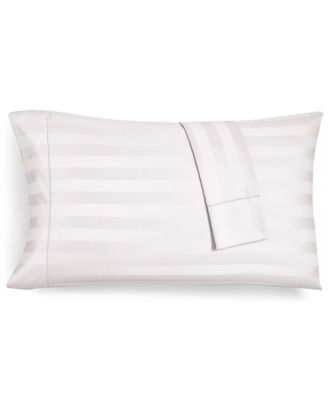 Charter Club - Stripe Cotton 550-Thread Count Pair of Standard Pillowcases
