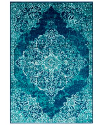 Livabliss - Paramount PAR-1098 Teal 7'9" x 11'2" Area Rug