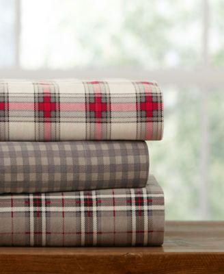 Pointehaven - Plaid Flannel King Sheet Set