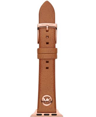 Michael Kors - Logo Charm Luggage Leather 38/40mm Apple Watch&reg; Band