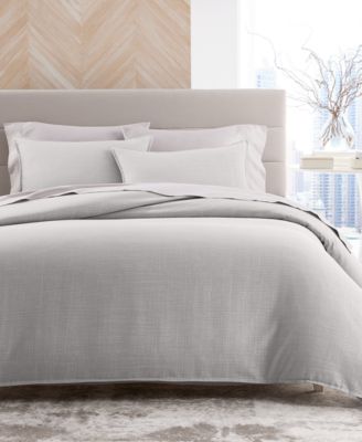Hotel Collection - Modern Crosshatch Comforter Set, Full/Queen