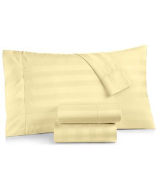 Charter Club - Stripe Cotton 550-Thread Count 4-Pc. California King Sheet Set