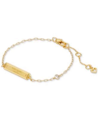 kate spade new york - Gold-Tone Sam Icon Bar Bracelet