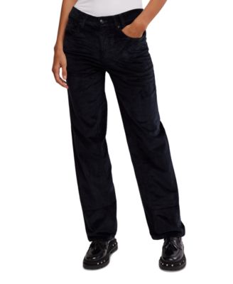 Free People - Women's Risk Taker Straight-Leg Corduroy Pants