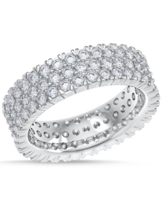 Macy's - Diamond Eternity Ring (3 ct. t.w.) in Platinum, 14k White Gold, 14k Gold, or 14k Rose Gold