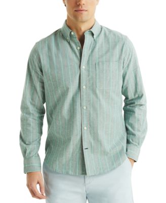 Nautica - Men's Stripe Oxford Shirt