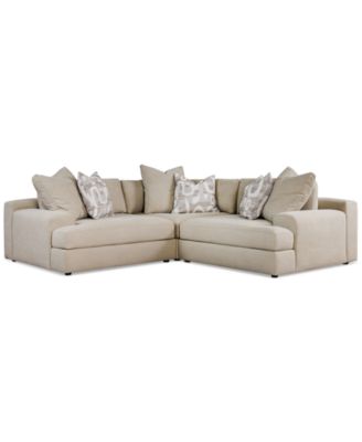 Furniture - Klarke 3-Pc. L Sectional With Deep Seating