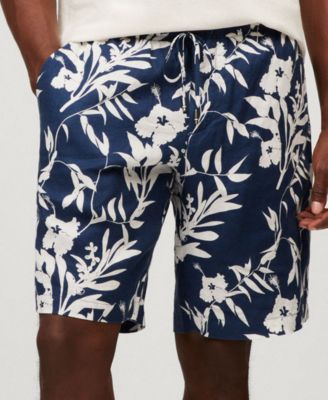 Tommy Hilfiger - Men's Relaxed-Fit Tropical Linen Shorts