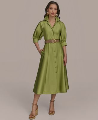Donna Karan New York - Women's Cotton Midi Shirtdress