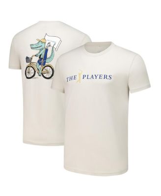 Flomotion - Men's and Women's Tan THE PLAYERS Biking Gator T-Shirt