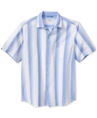 Tommy Bahama - Men's Nova Wave Short Sleeve Button-Front Malibu Striped Shirt