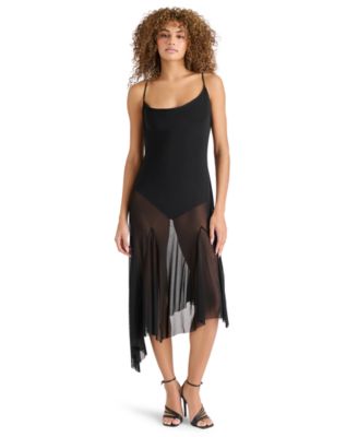 Steve Madden - Women's Louisa Sleeveless Mesh Midi Dress