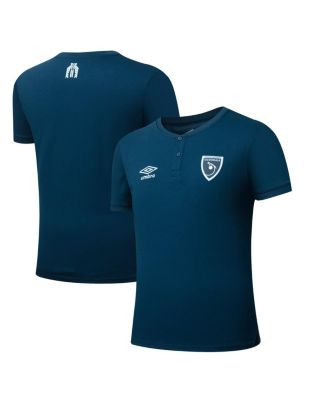 Umbro - Men's Navy Guatemala National Team 2025 Crew Neck Polo Shirt