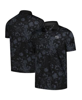 Puma - Men's&nbsp; Black FedEx St. Jude Championship MATTR Rose Polo